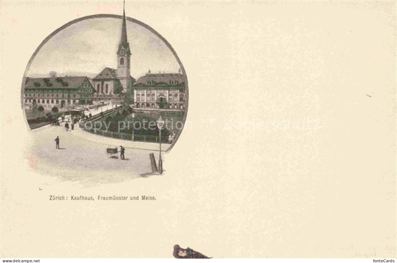 ZueRICH  ZH Kaufhaus Fraumuenster und Meise