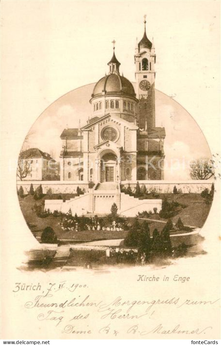 Zuerich ZH Kirche in Enge