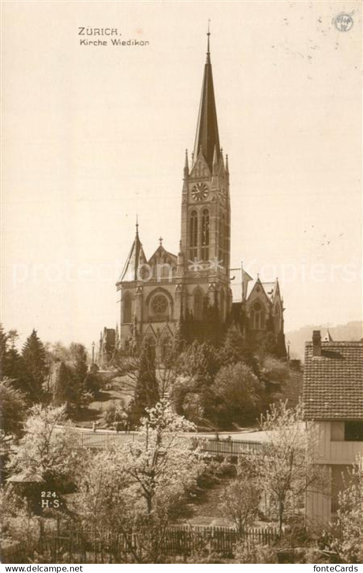 Zuerich ZH Kirche Wiedikon