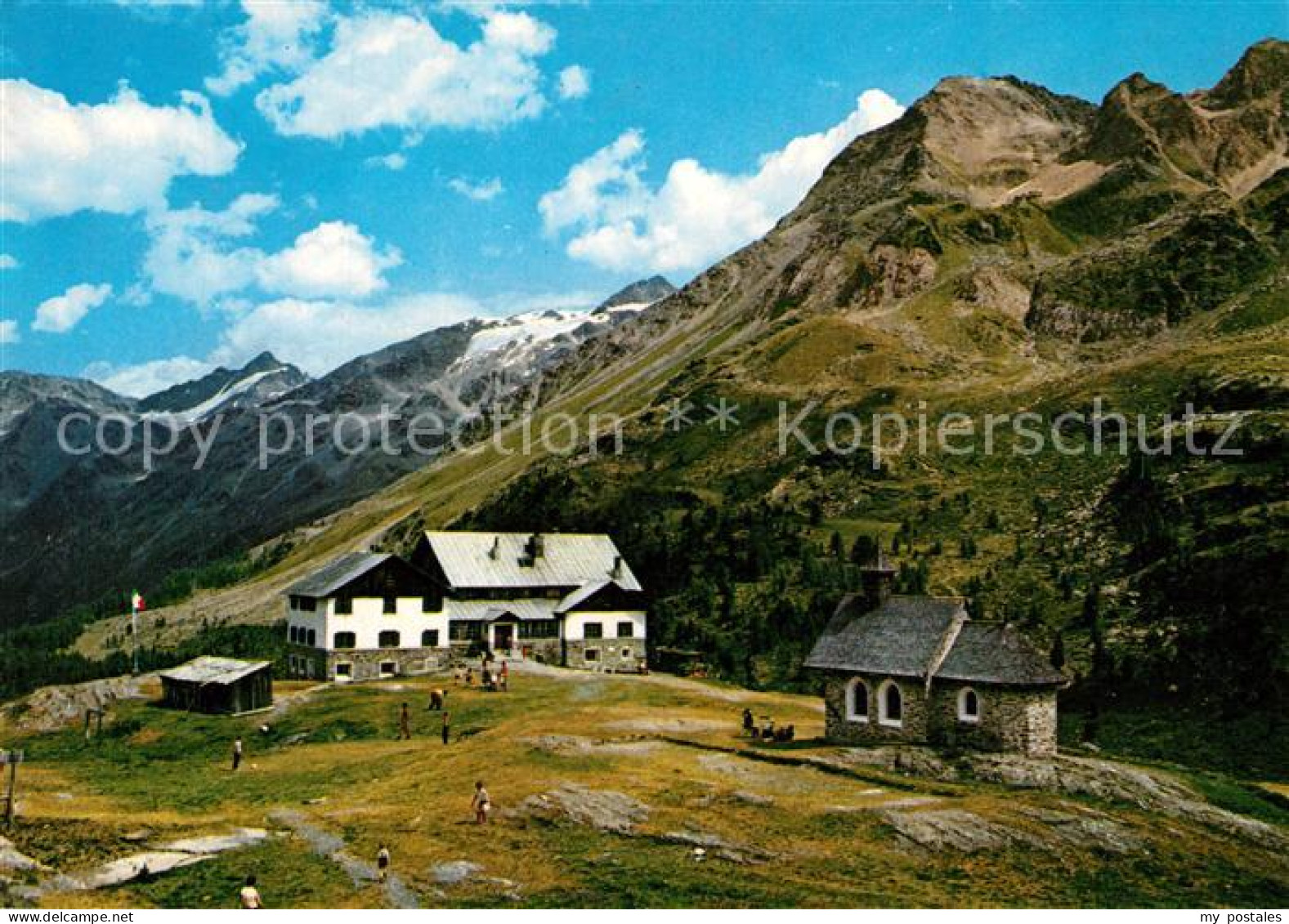 Zufallhuette Martelltal Berghaus Rifugio Nino Corsi Val Martello Venosta Ortler