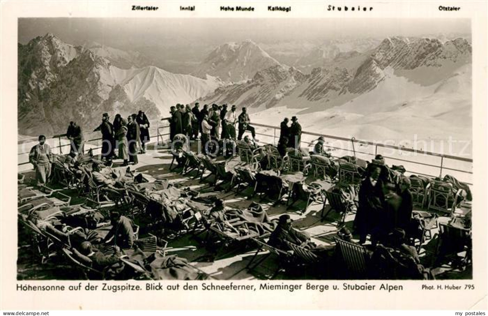 Zugspitze Hoehensonne auf der Zugspitze Schneeferner Mieminger Berge Stubaier Al