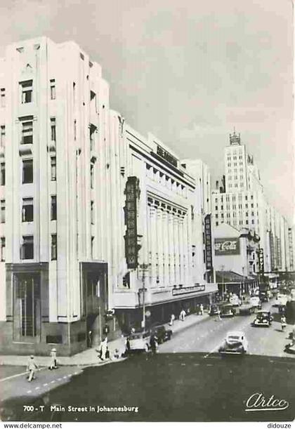 Carte Postale - Afrique du Sud - South Africa - Johannesburg - Main Street - Automobiles - Immeubles - Carte Neuve - CPM