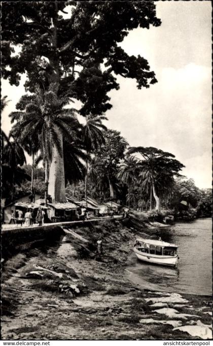 CPA Lambarene Gabun, Debarcadere