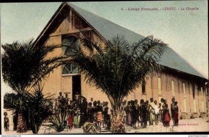 CPA Lékéti Französisch Kongo, Kapelle