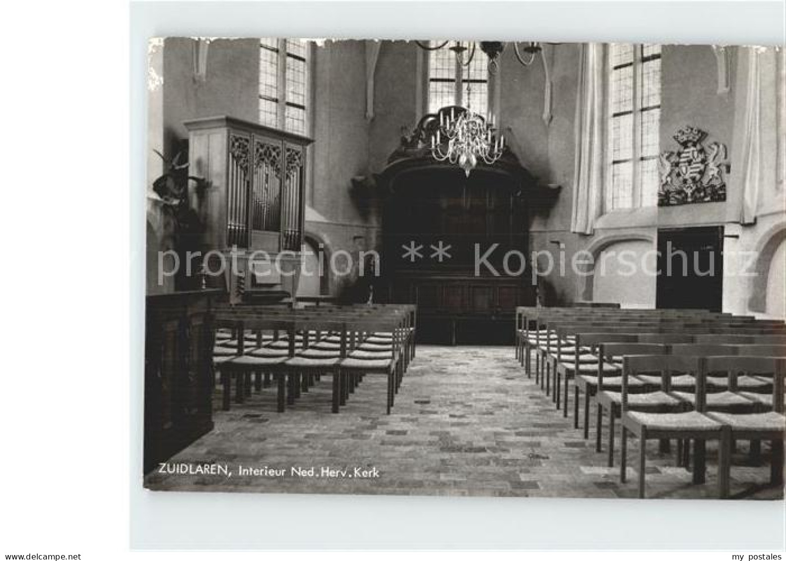 Zuidlaren Nes. Herv. Kerk innen