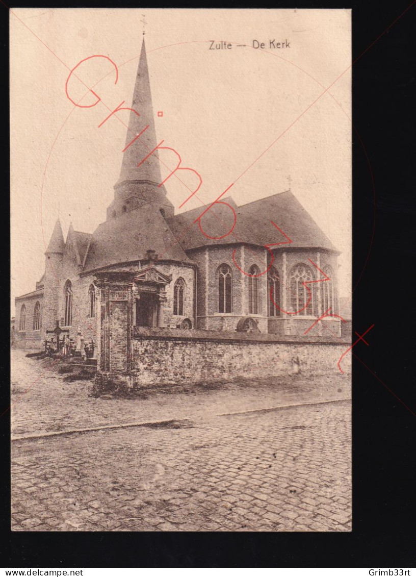 Zulte - De Kerk - postkaart