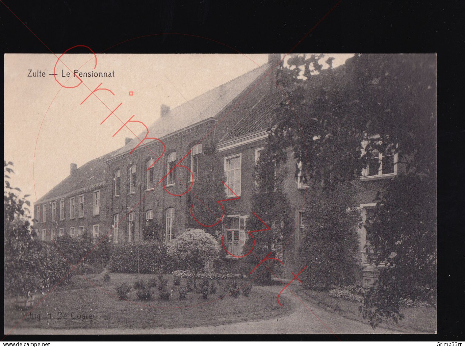 Zulte - Le Pensionnat - postkaart