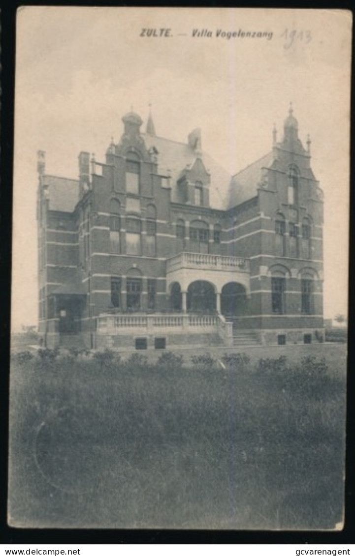 ZULTE.  VILLA VOGELENZANG