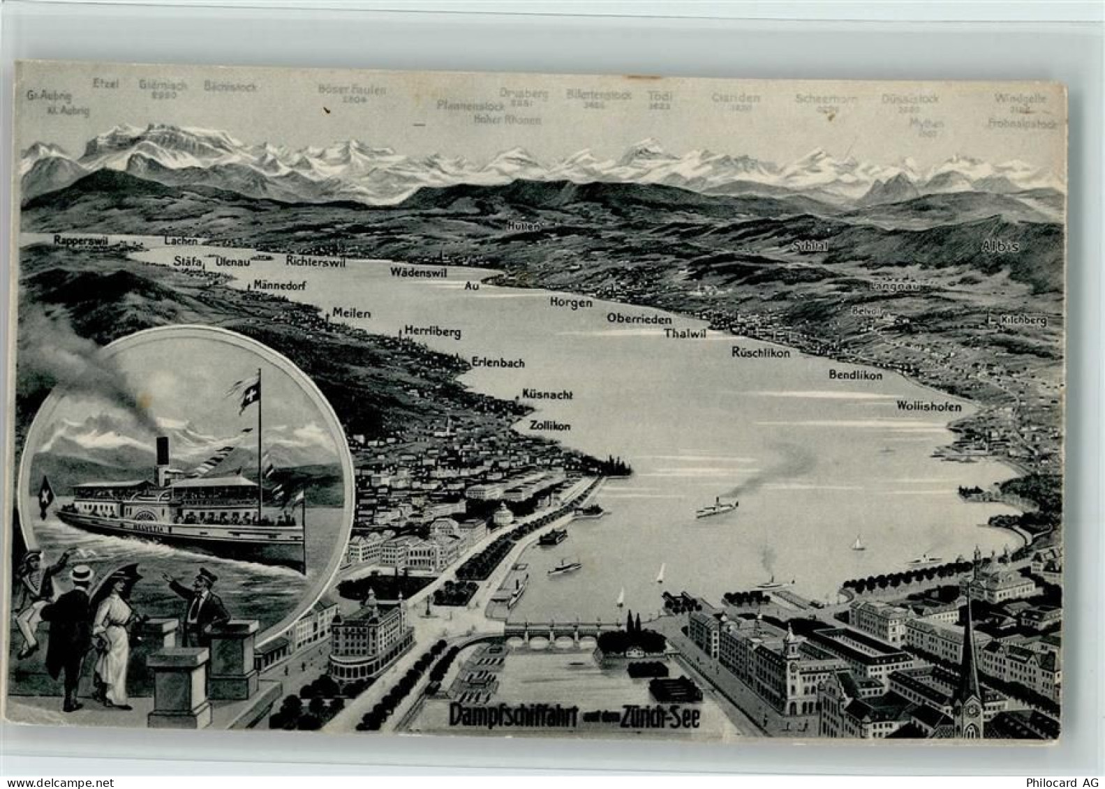 Zürich Dampfschifffahrt Zürich-See Binnenschiff - 11059711
