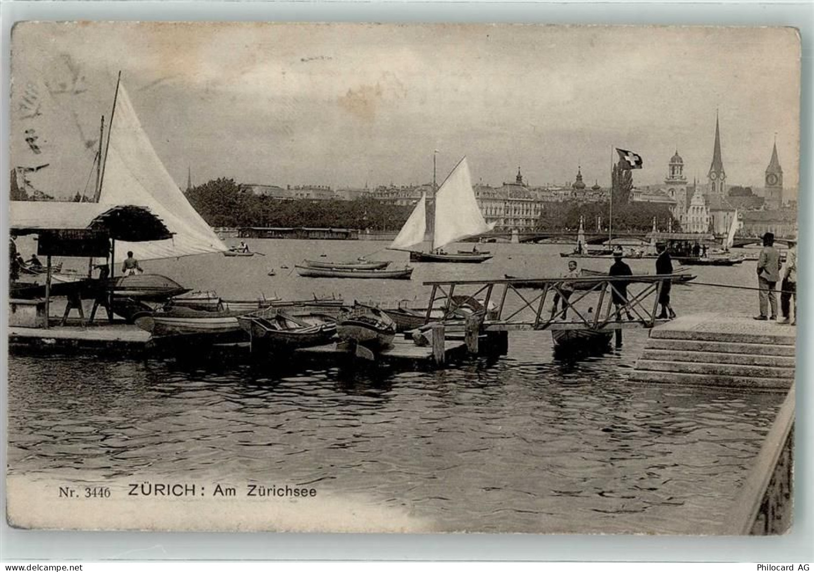 Zürichsee 1913 - Segelschiffe - 39407249