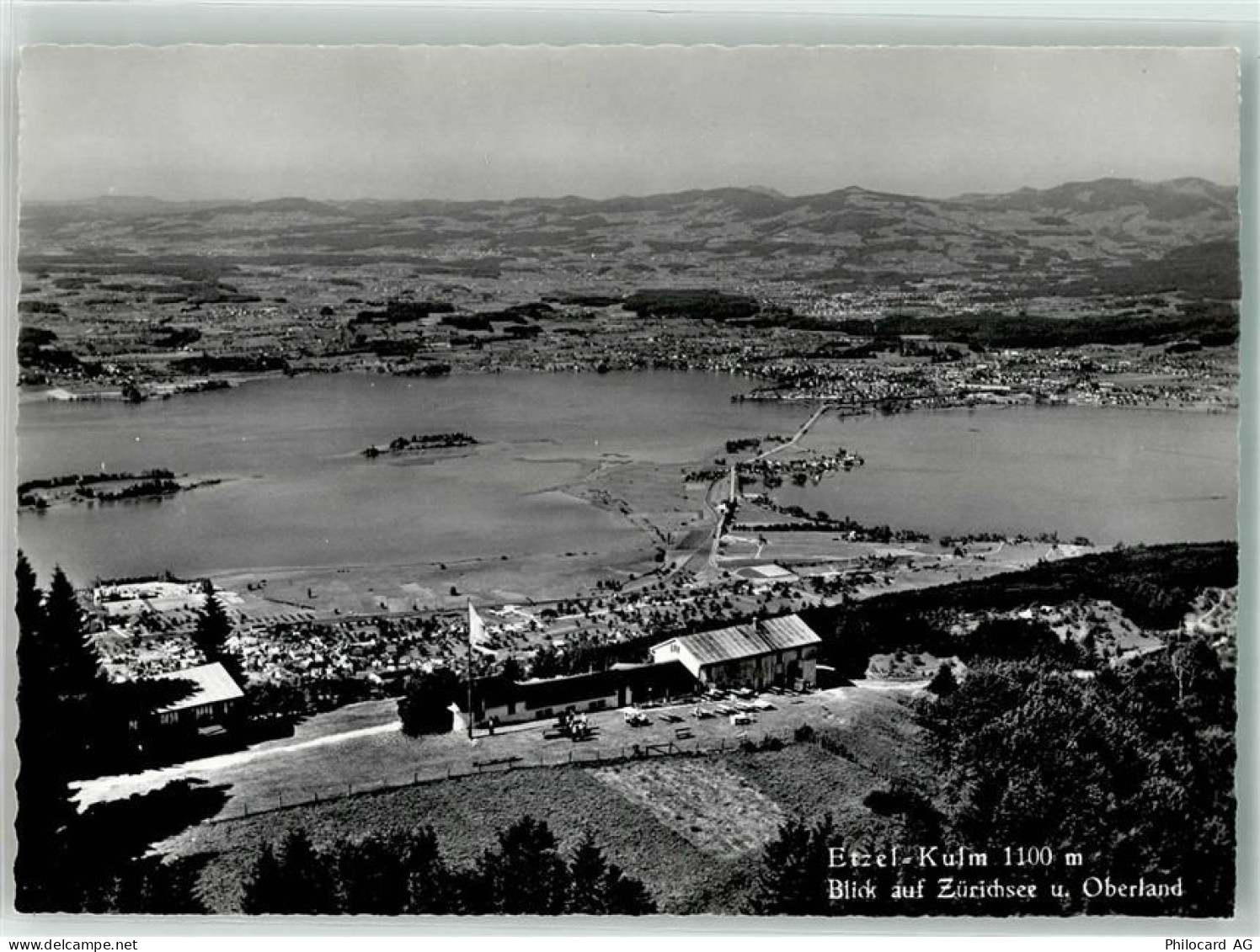 Zürichsee Foto AK Etzel-Kulm - 39702756
