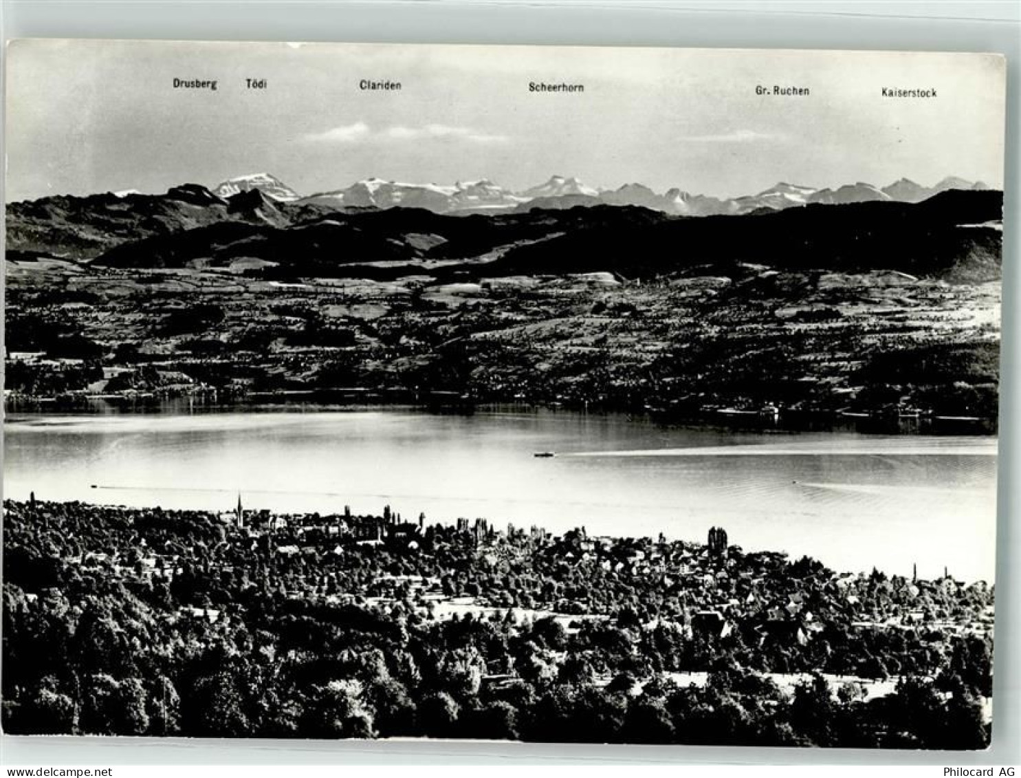Zürichsee Foto AK Foto Oetiker - 39702742