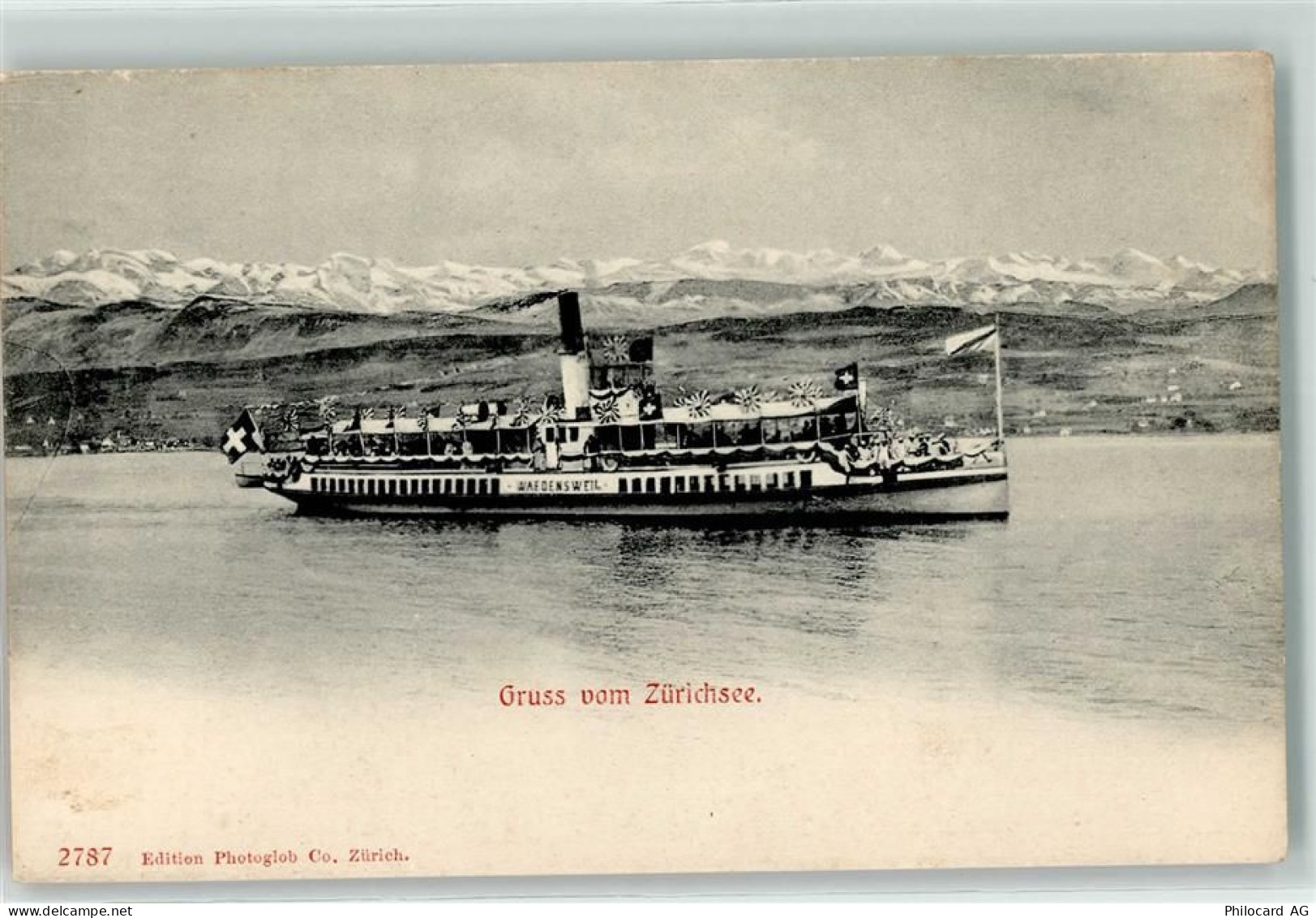 Zürichsee - Raddampfer Waedensweil - 10606756