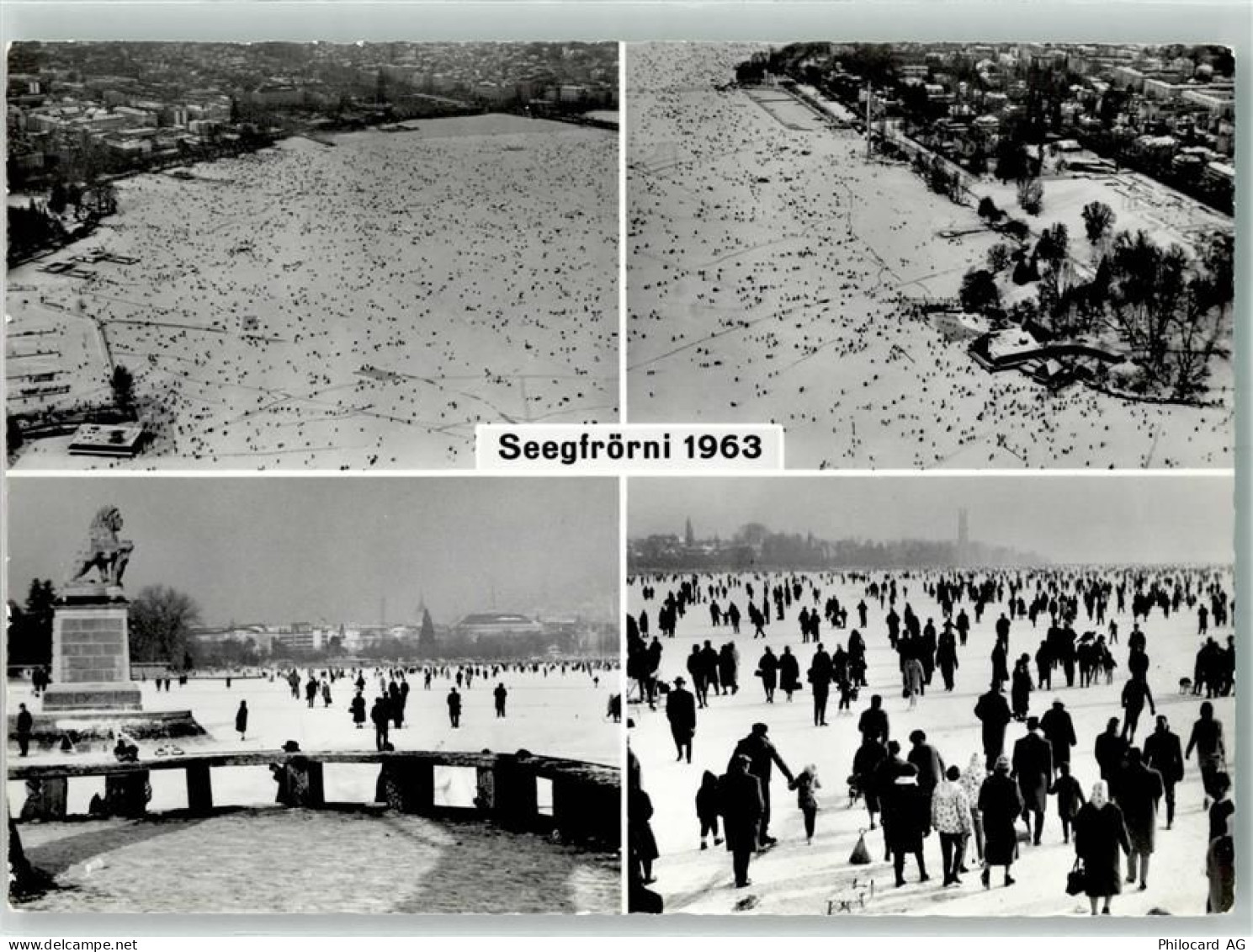 Zürichsee - Seegfrörni 1963 - 39695523