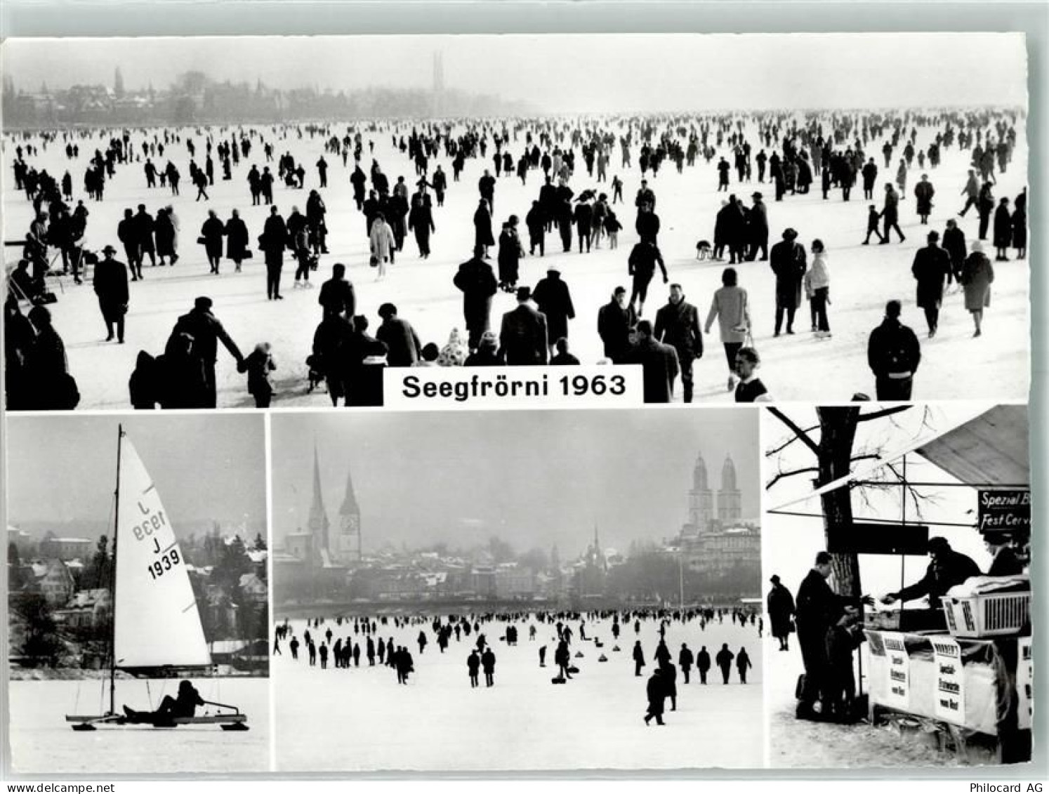 Zürichsee - Seegfrörni 1963 - 39695524