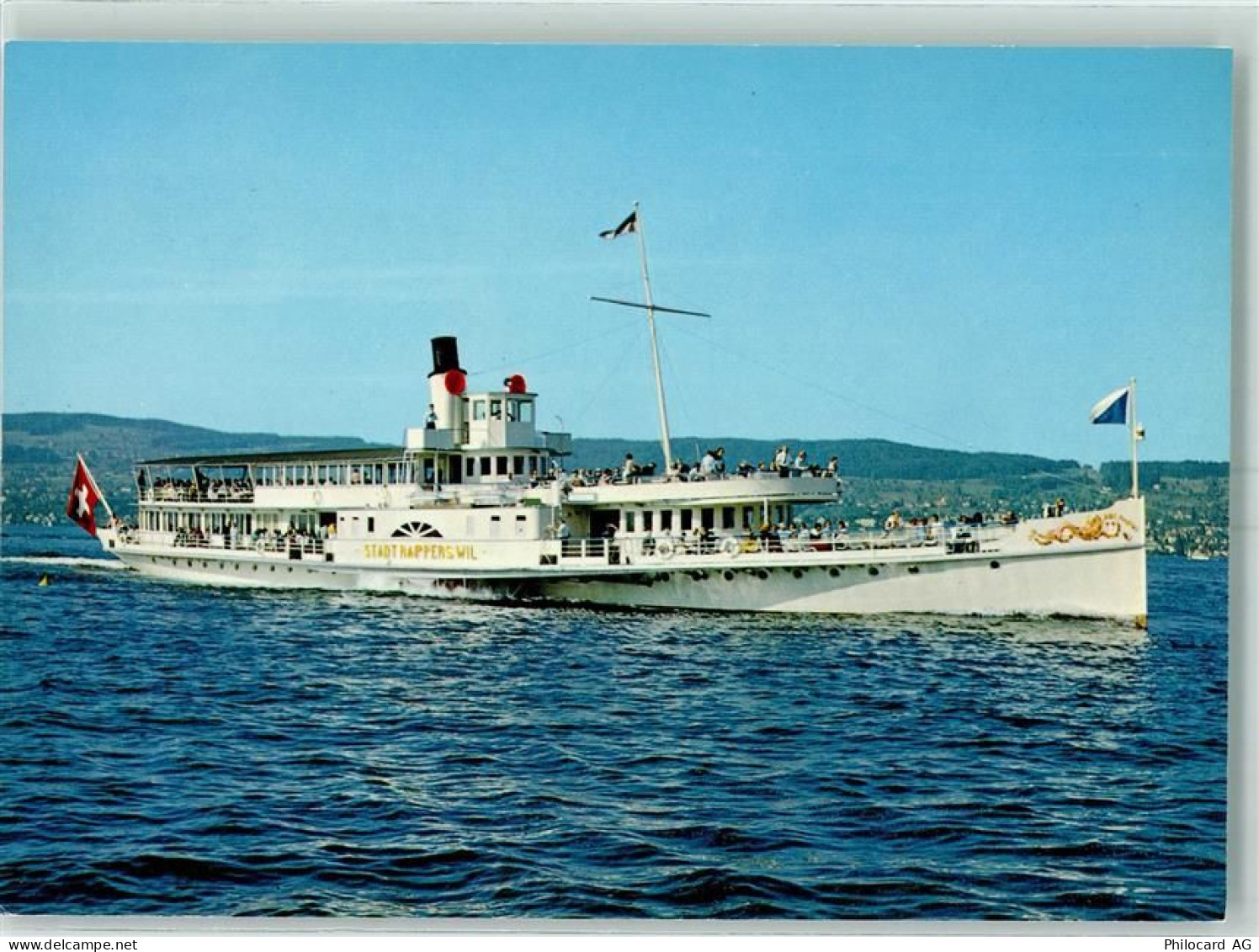 Zürichsee Zürichsee Raddampfer Stadt Rapperswil Baujahr 1914 renoviert 1... - 10388864