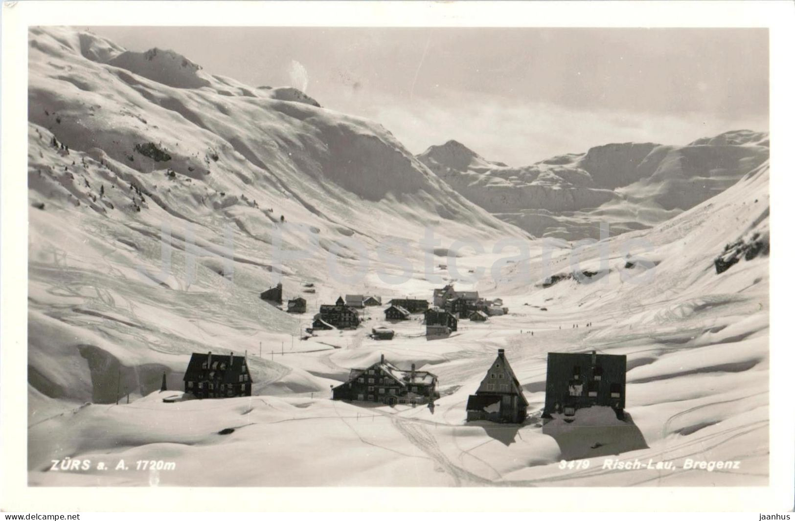 Zurs a. A. 1720 m - Nr. 3479 - old postcard - Austria - unused