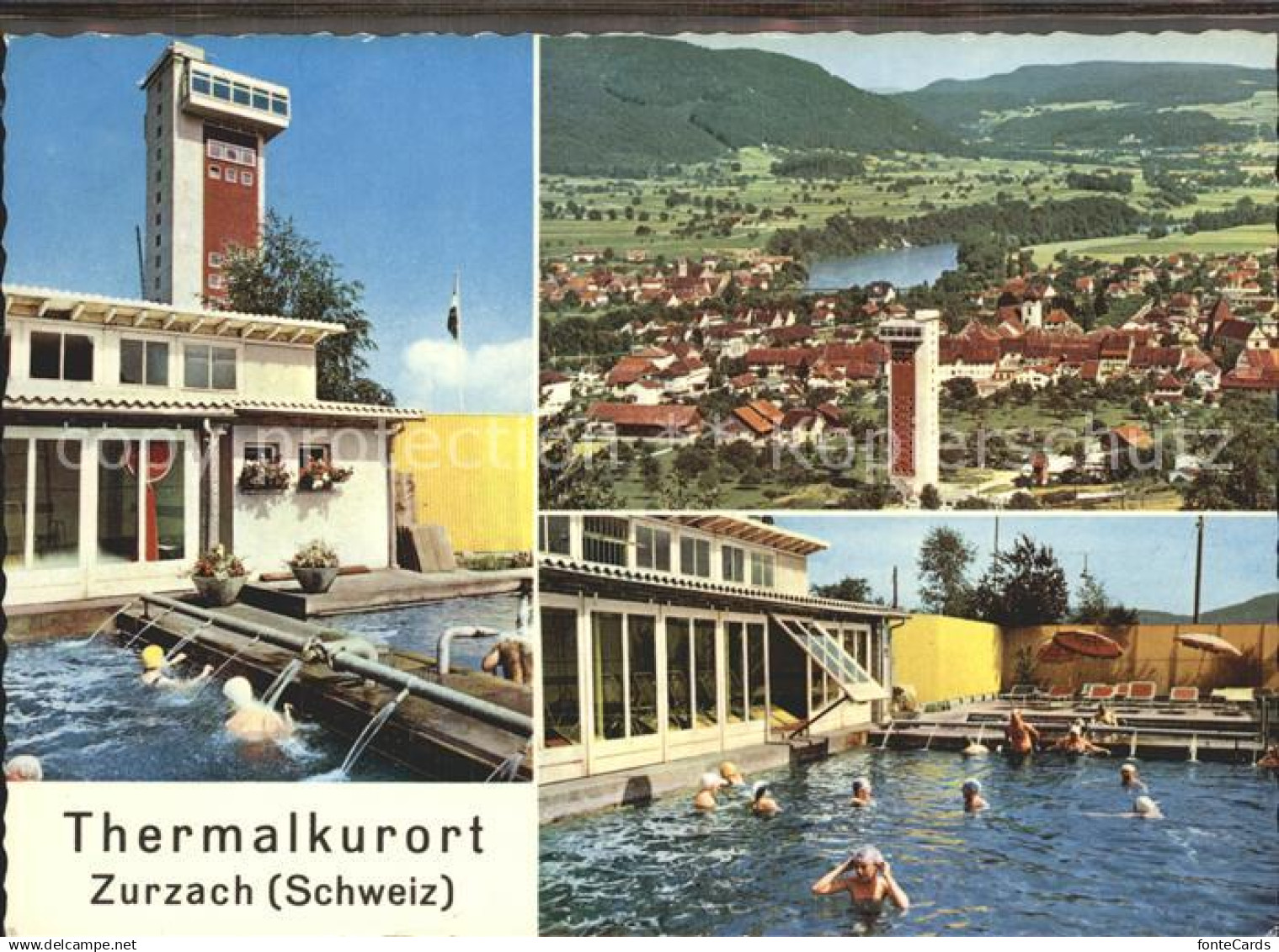 Zurzach Bad Thermalquelle Bad Teilansicht