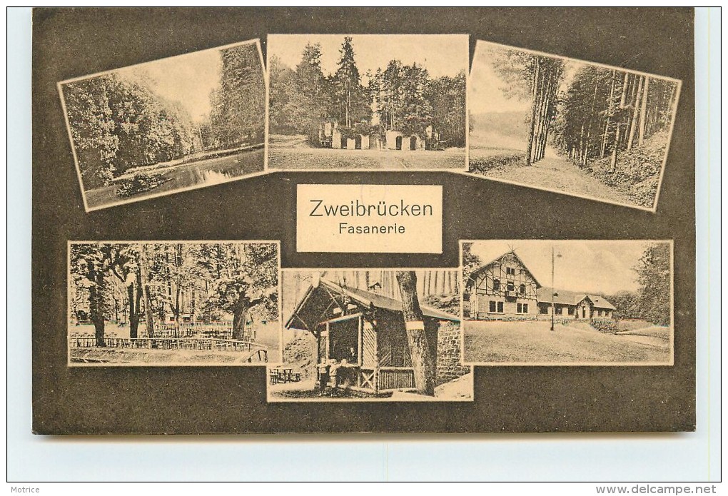ZWEIBRÜCKEN - Fasanerie. (carte multivues).
