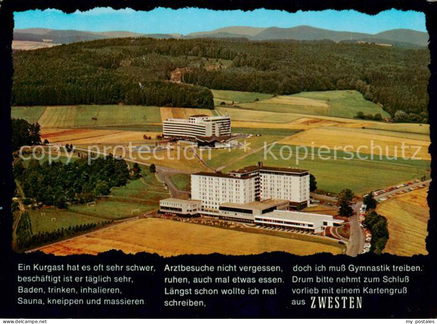 Zwesten Bad Hardtwaldklinik II Fliegeraufnahme