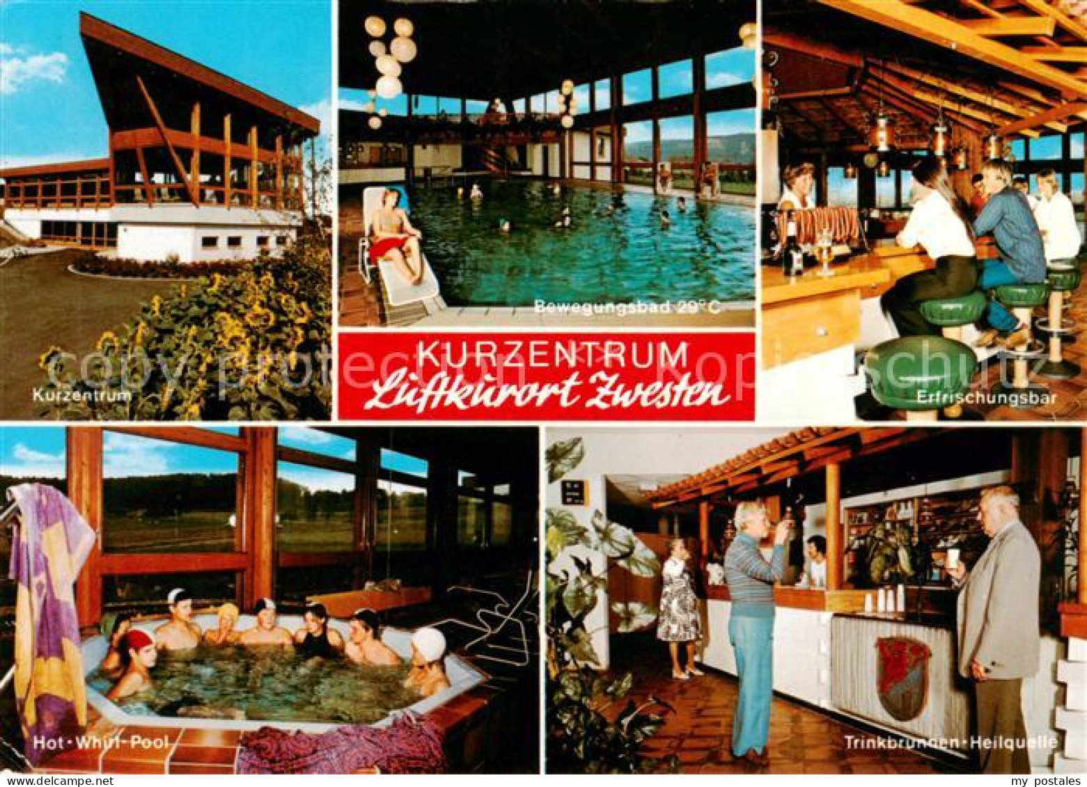 Zwesten Bad Kurzentrum Bewegungsbad Erfrischungsbar Hot Whirl Pool Trinkbrunnen