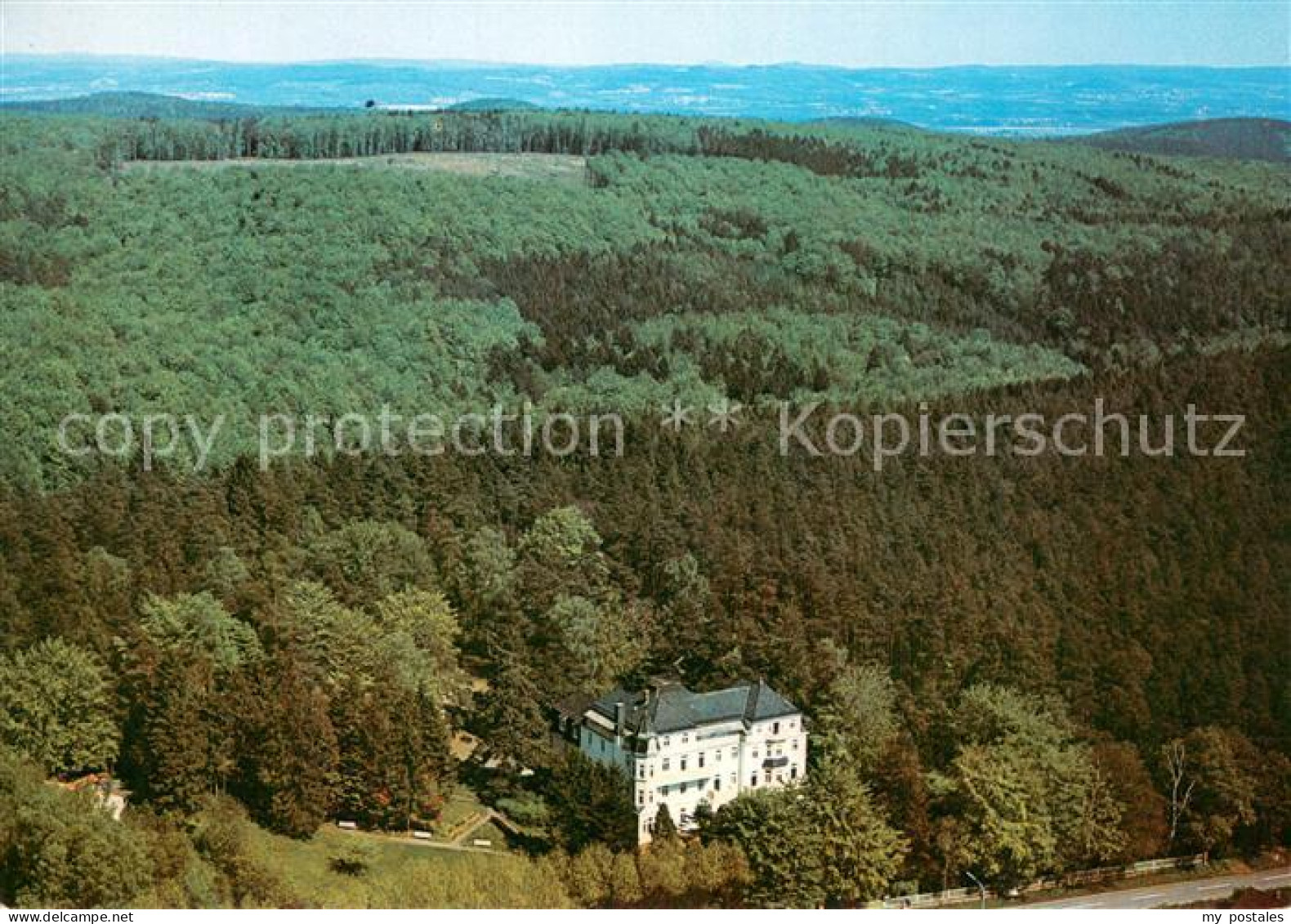 Zwesten Bad Wildungen Kurheim Haus Ebersberg Fliegeraufnahme