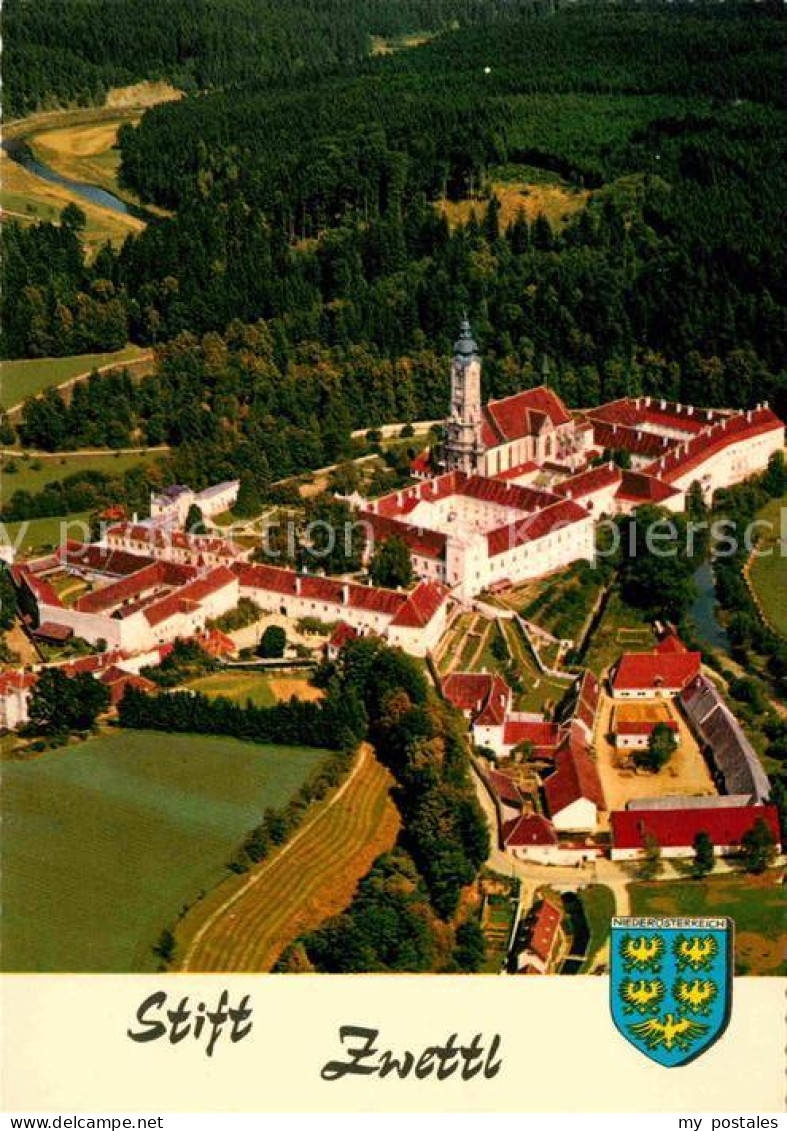Zwettl-Niederoesterreich Fliegeraufnahme Stift