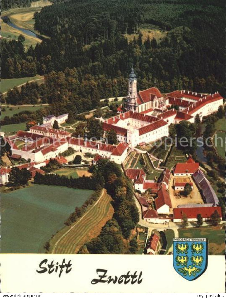Zwettl-Niederoesterreich Zisterzienserstift Fliegeraufnahme