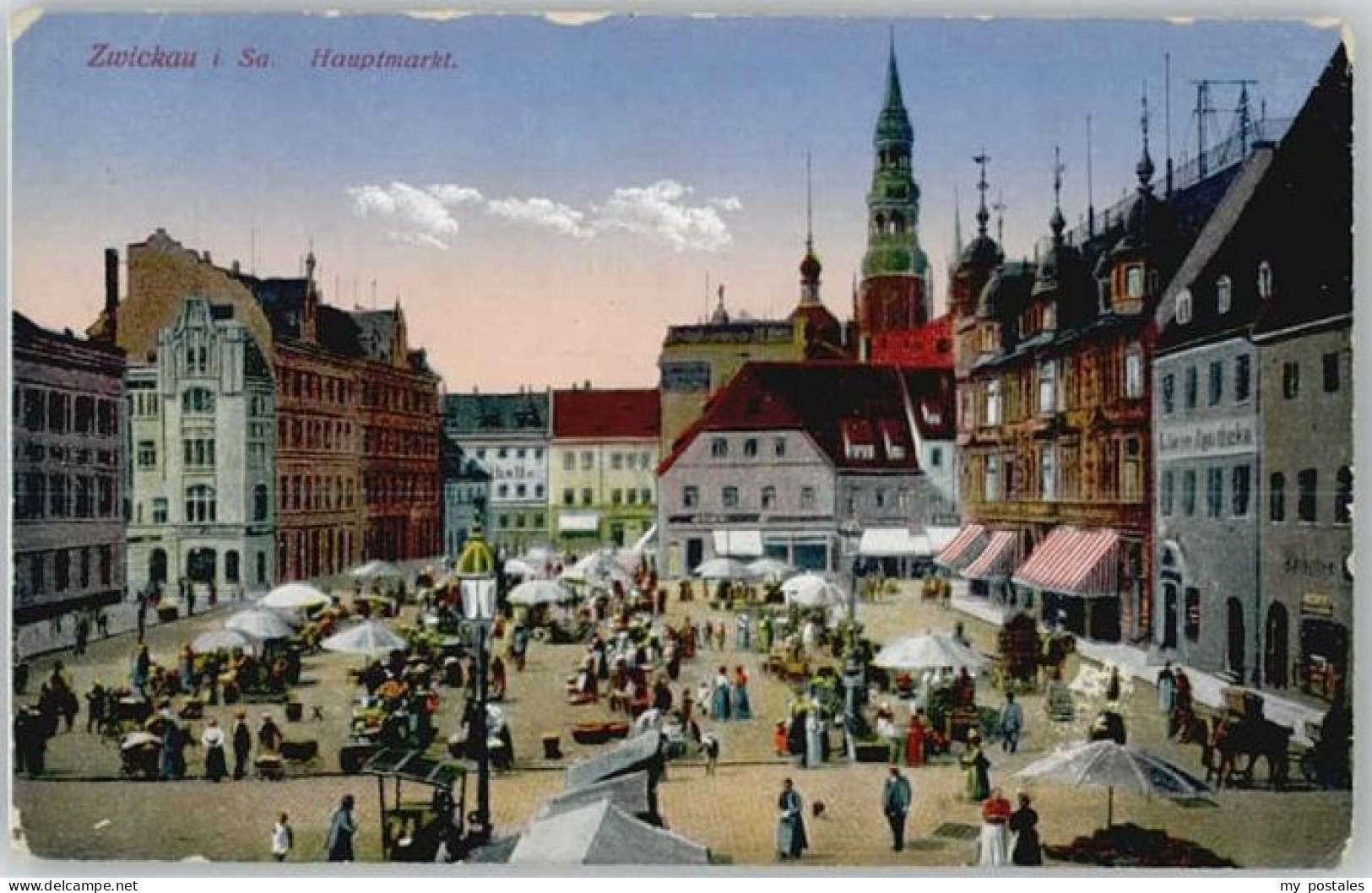 Zwickau Sachsen Zwickau Hauptmarkt