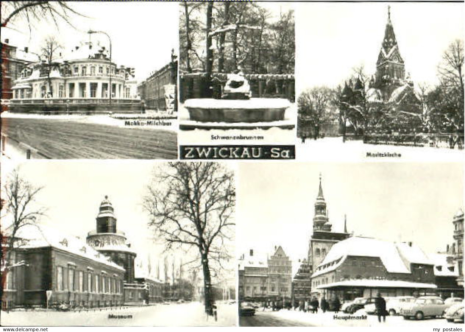 Zwickau Sachsen Zwickau Museum Kirche Brunnen