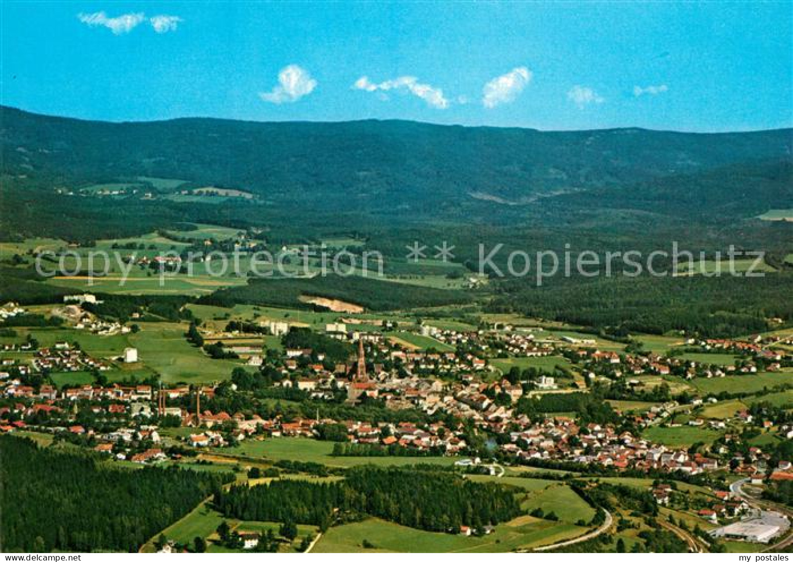 Zwiesel Niederbayern Fliegeraufnahme