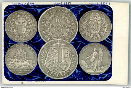 5000 Aarau Foto AK Medaille Schützenfest AArau Geneve - 14005965