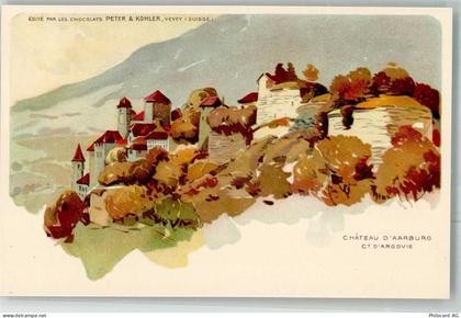 4663 Aarburg Lithographie Schloss Aarburg - 13302120