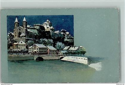 4663 Aarburg - Winter Die Aarburg u. die Aare - 13095730