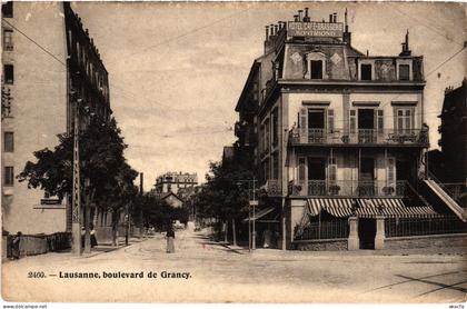 CPA AK LAUSANNE BOULEVARD DE GRANCY SWITZERLAND (1510399)