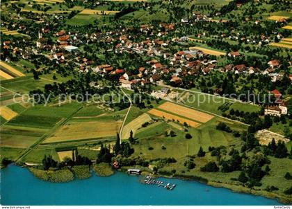 Seengen AG Hallwilersee Fliegeraufnahme