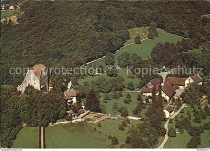 Wildegg Schloss Wildegg Fliegeraufnahme