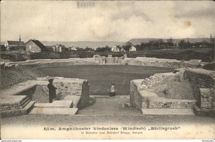 Windisch AG Vindonissa Roem. Amphitheater Baerlisgrueb