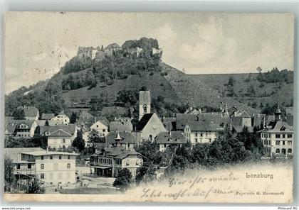 5600 Lenzburg 1905 Foto AK Schloss - 14001157
