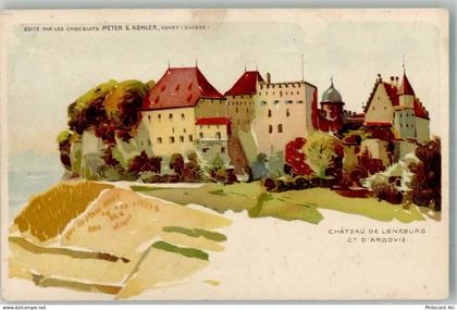 5600 Lenzburg Lithographie Schloss Lenzburg - 10741595