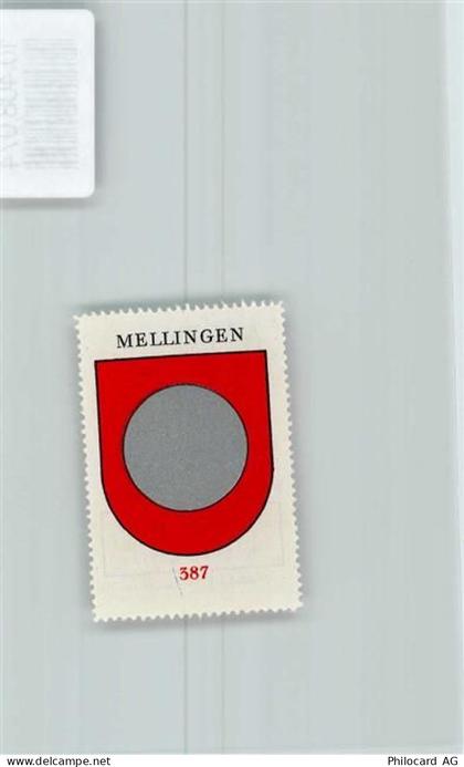 5507 Mellingen - Vignette Wappen Kaffee Hag ca 1920-1940 - 10408074