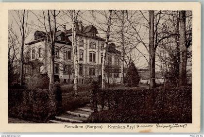 5737 Menziken 1923 Foto AK Krankenhaus Kranken-Asyl - 10735326