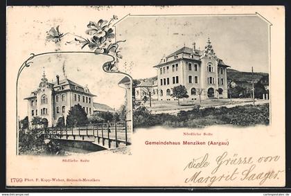 AK Menziken, Gemeindehaus, Südliche und nördliche Seite