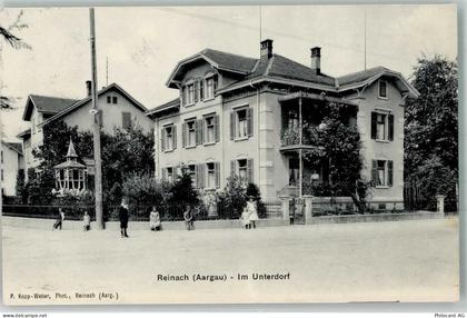 5734 Reinach AG 1911 Foto AK Im Unterdorf - 13552320