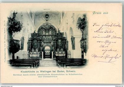 5430 Wettingen 1899 - Klosterkirche - 39495159