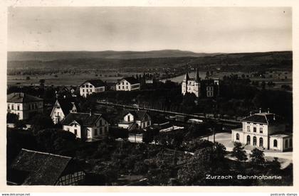 Zurzach, Bahnhof, Bahnhofpartie, 1925
