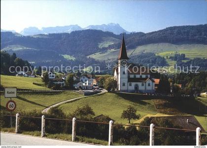 Haslen AI Wallfahrtskirche Maria Hilf mit Saentis