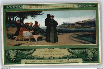 Aiguebelle , Mönche Schokolade Künstlerkarte - 50707213