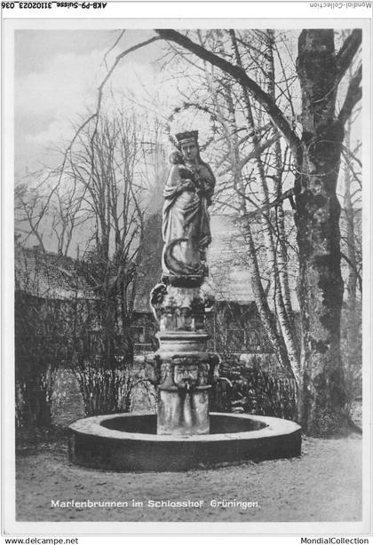 AKBP9-0748-SUISSE - GRUNINGEN - marienbrunnen im schlosshof