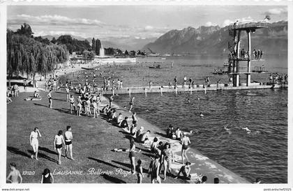 BR19627 Lausanne bellerive plage  switzerland